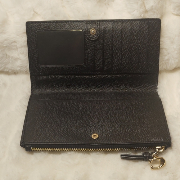 SOLD Coach Long Bifold Snap Charm Wallet Limited Edition - Picture 6 of 8